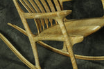 Birdseye Maple Sculpted Rocking Chair