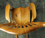 Cherry Sculpted Rocking Chair