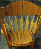 Cherry Sculpted Rocking Chair